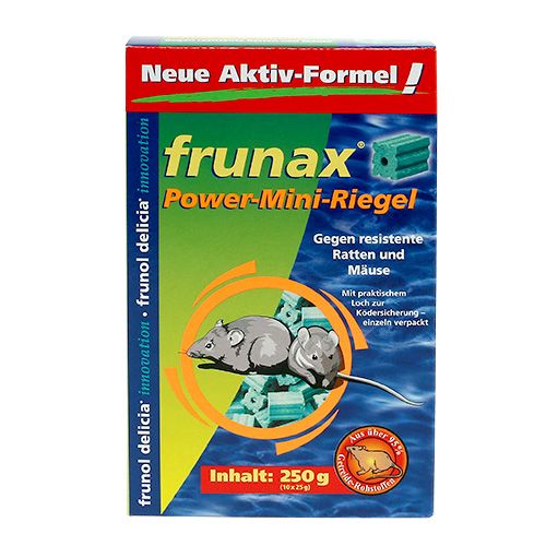 Floristik21 Frunax Power-Mini-Riegel gegen Ratten und Mäuse 250g