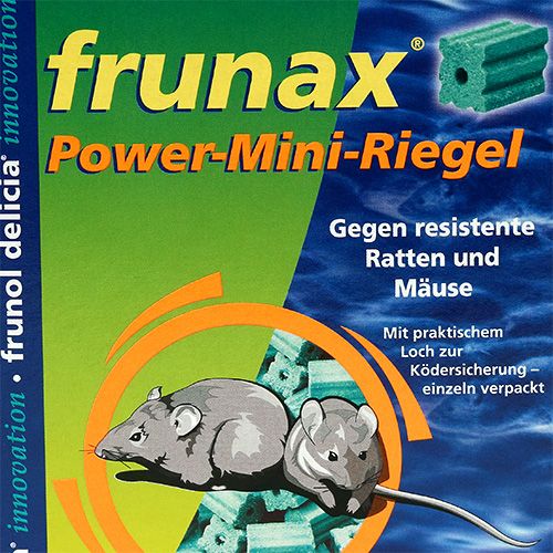 Floristik21 Frunax Power-Mini-Riegel gegen Ratten und Mäuse 250g