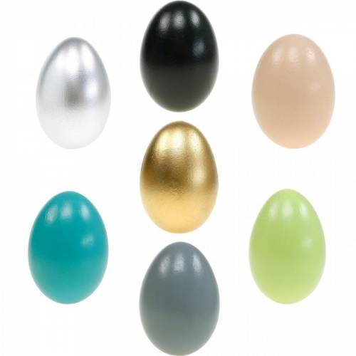 Artikel Gänseeier Ausgeblasene Eier Osterdeko Verschiedene Farben 12 St