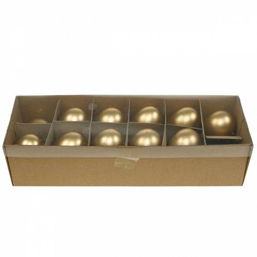 Artikel Gänseeier Golden Ausgeblasene Eier Osterdeko 10 St