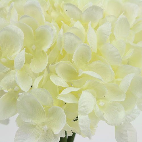 Floristik21 Hortensienbund Kunstblumen Weiß L27cm