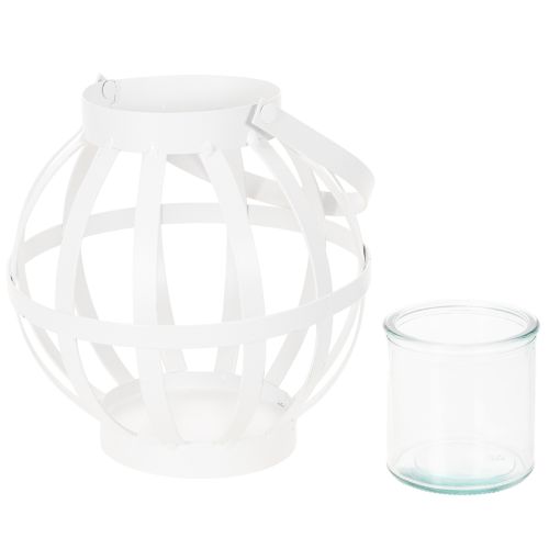 Gartenlaterne Metall Glas