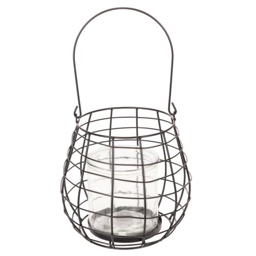 Gartenlaterne mit Glas