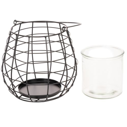 Gartenlaterne mit Glas