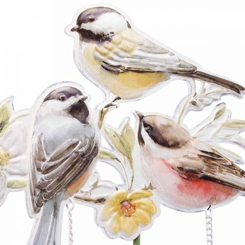 Artikel Gartenstecker Metall Vögel, Blumenstecker für den Garten 84cm