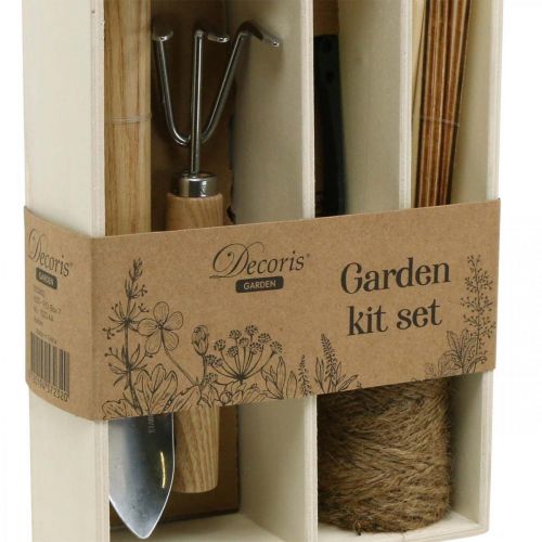 Artikel Gartenwerkzeug-Set, Grundausstattung Kleingeräte in Box 22×15×5,5cm