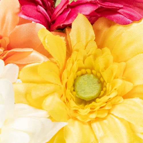 Artikel Künstlicher Gerbera Blumenbund 47cm bunt mit 32 Blüten für vielseitige Dekoration