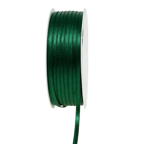 Geschenk- und Dekorationsband 3mm x 50m Dunkelgrün