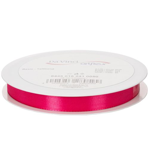 Artikel Geschenk- und Dekoband Pink 15mm x 50m – Hochwertiges Taftband mit Webkante