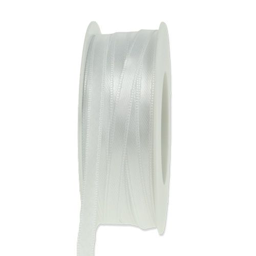 Artikel Geschenkband Dekorationsband in Weiß 6mm 50m