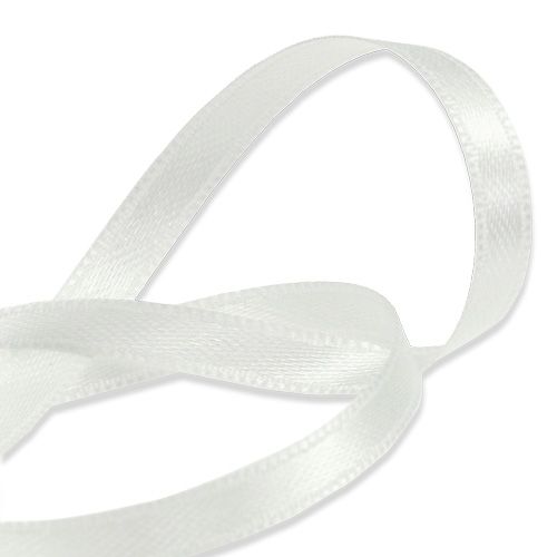 Artikel Geschenkband Dekorationsband in Weiß 6mm 50m