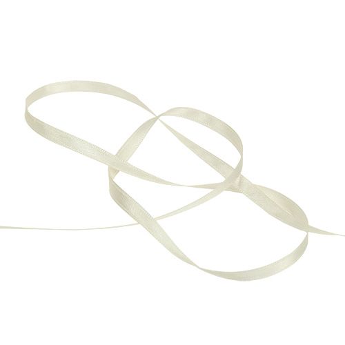 Artikel Geschenkband Creme Dekoband Taft 6mm x 50m