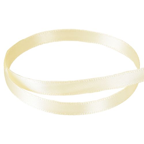 Artikel Geschenkband Creme Dekoband Satinband 6mm × 50m für Dekoration und Verpackung