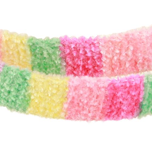 Artikel Geschenkband Frottee Dekoband Bunt gestreift 10mm 10m kreativ vielseitig hochwertig