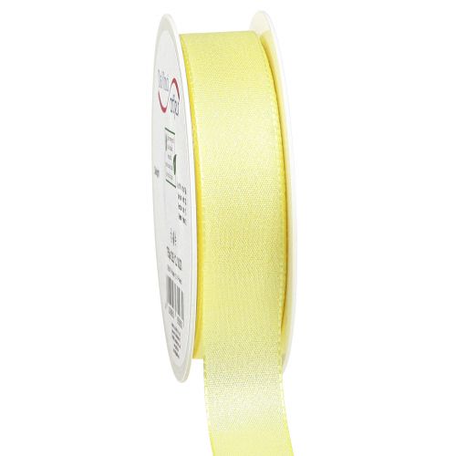 Floristik21 Glitzerndes Gelbes Geschenkband - 25mm Breit, 20m Lang, Dekoband Glitzer