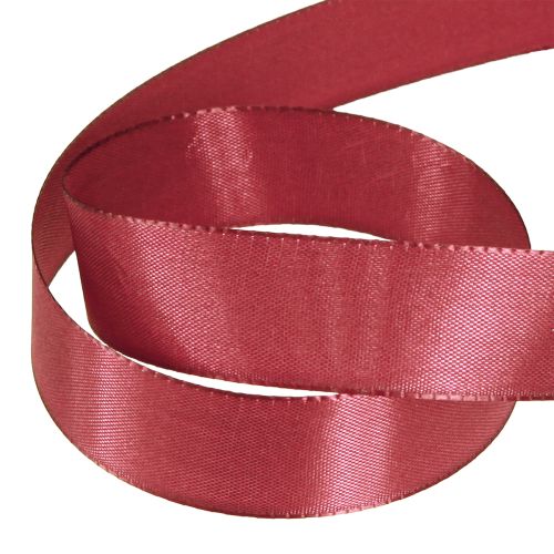 Artikel Geschenkband Taftband Dekoband Bordeaux 25mm 50m für Floristen & Dekorationen