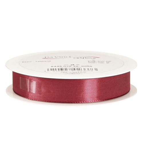 Artikel Geschenkband Taftband Dekoband Bordeaux 25mm 50m für Floristen & Dekorationen