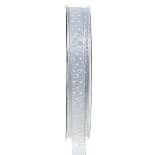 Floristik21 Geschenkband Grau 10mm 25m