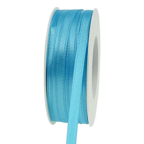 Floristik21 Geschenkband Hellblau 6mm 50m