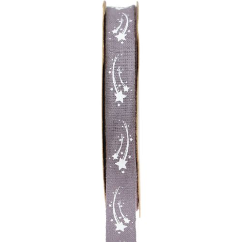Geschenkband Sterne Weihnachtsband Lila Band 15mm 20m