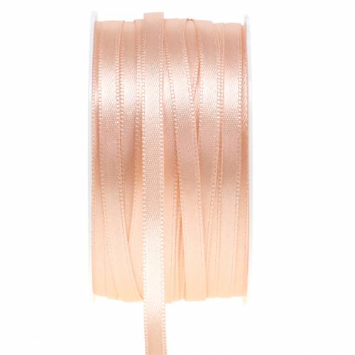 Geschenk- und Dekorationsband Lachs 6mm 50m