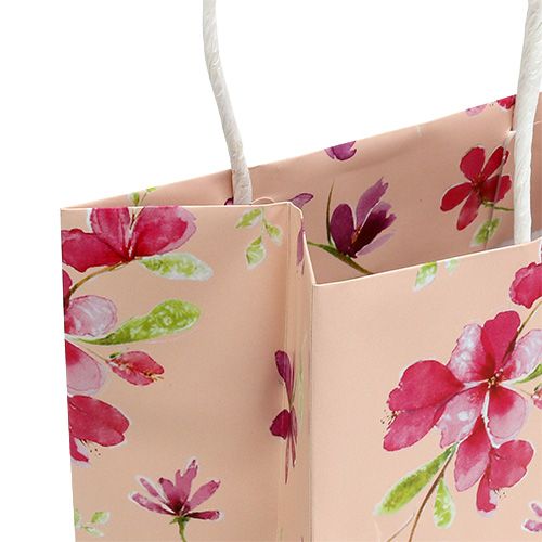 Geschenktüten mit Blumen 20cm x 11cm x 25cm 6St