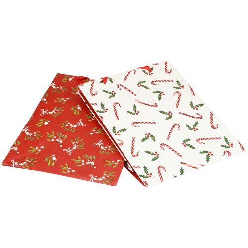 Artikel Geschenktüten Weihnachten Geschenktasche Präsentbeutel 18×24×8cm 2St