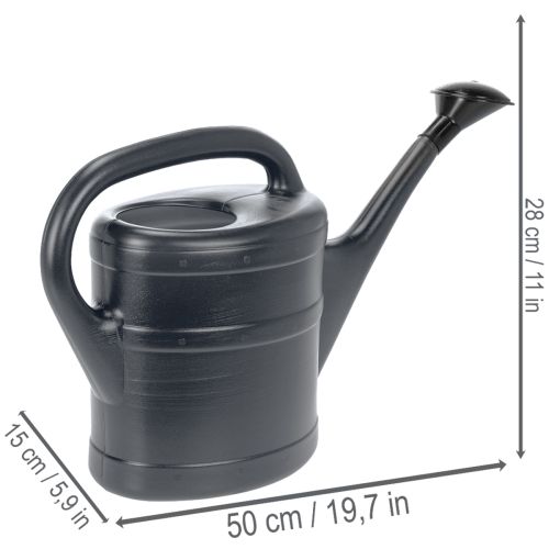 Gießkanne 5l Anthrazit | Floristik21.de