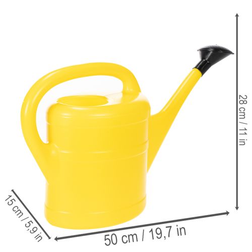 Gießkanne 5l Gelb | Floristik21.de