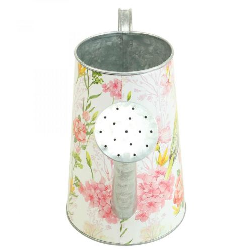 Floristik21 Deko Gießkanne Metall zum Bepflanzen, Pflanzkanne H22cm