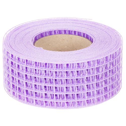 Gitterband Kunststoff Lila 4,5 cm x 10 m Dekoband für Innenbereich | Floristik21.de
