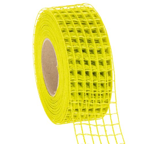 Netzband Polypropylen Gelb 45 mm x 10 m für Dekorationen