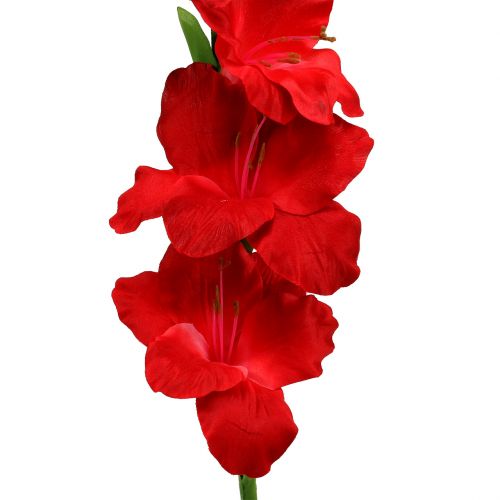 Artikel Gladiole Rot künstlich 86cm