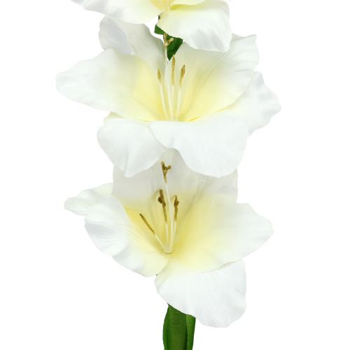 Gladiole Weiss 86cm Kunstlich 43401 05