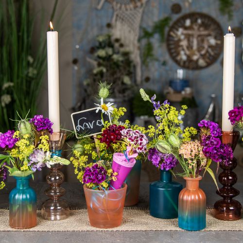 Floristik21 Glasfarbe Spray Effektspray Sprühfarbe Glas Koralle Matt 250ml