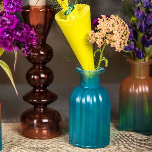 Floristik21 Glasfarbe Spray Effektspray Sprühfarbe Glas Türkis Matt 250ml