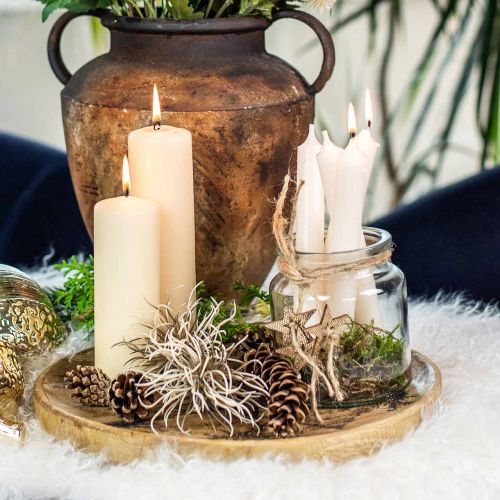 Floristik21 Glasgefäß zum Befüllen, Blumenvase, Tischdeko, Windlicht aus Glas 2St
