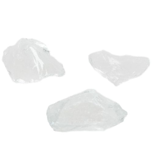Glassteine 25mm - 35mm Naturfarben 2kg | Floristik21.de