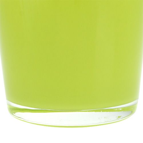 Floristik21 Glasübertopf Grün Ø10cm H9cm