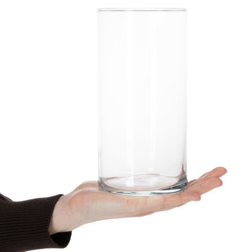 Artikel Glaszylinder Vase 20cm klar aus Glas für Floristik und Dekoration