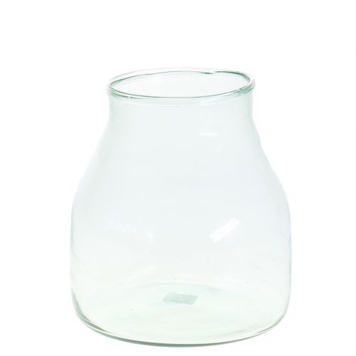 Floristik21 Deko Glas Blumenvase Ø21cm H23cm