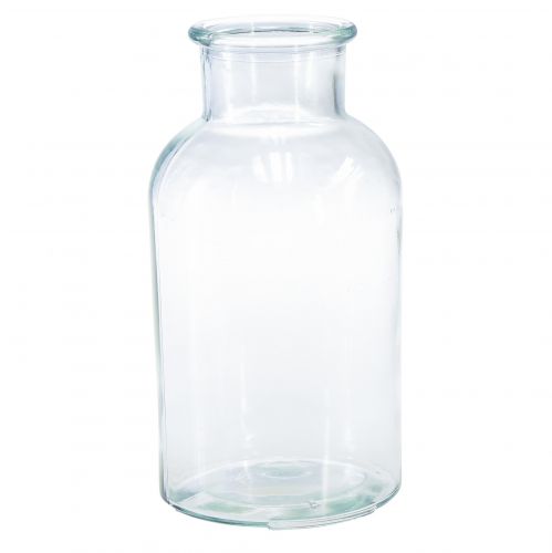 Glasvase Apothekerflasche Retro Dekoflasche Ø10cm H20cm