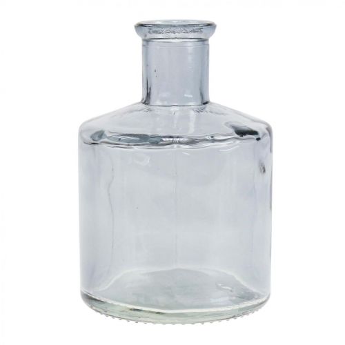 Glasvase Apothekerflaschen Deko Glas Dekovase Getönt Ø7cm 6St