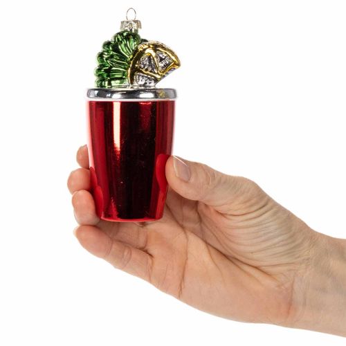 Kunststoff-Christbaumschmuck Cocktailgläser und Flaschen, bis 14 cm, 6 Stück | Floristik21.de