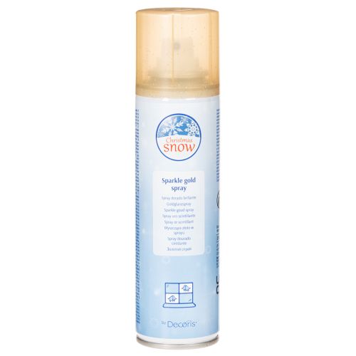 Goldspray Glitter Dekospray, 150 ml, für Innenbereich