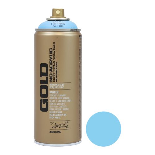 Floristik21 Lackspray Hellblau Sprühlack Montana Gold Babyblau 400ml