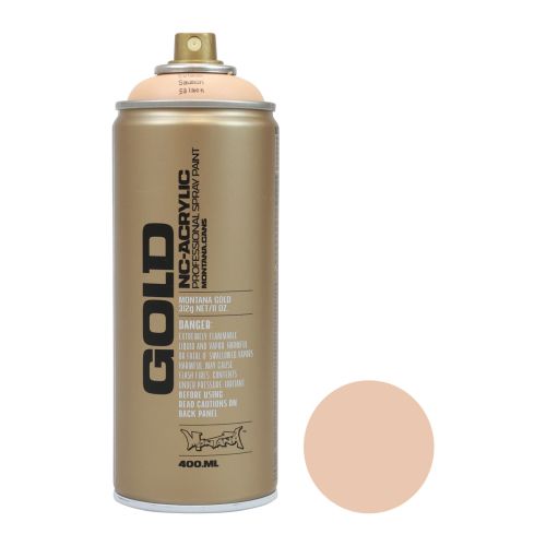 Floristik21 Lackspray Lachs Sprühlack Acryllack Montana Gold Lack 400ml