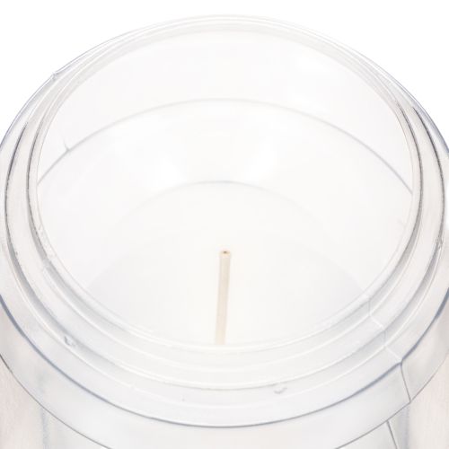Grabkerze Windlicht 23 cm mit schwarzem Deckel für Außeneinsatz | Floristik21.de