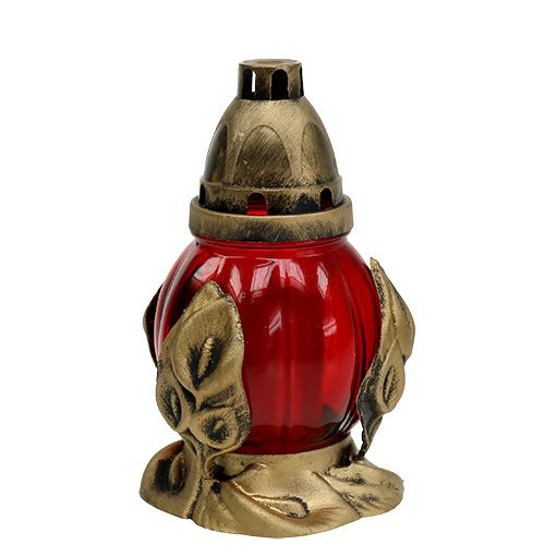 Grablicht Rot Ø12,5cm H19,5cm 6St Grablicht Rot Ø12,5cm H19,5cm 6St