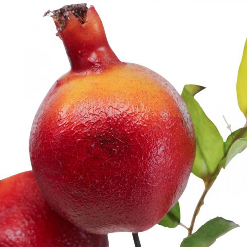 Floristik21 Dekozweig Granatapfel Deko, Dekofrüchte, Deko Granatapfel 39cm